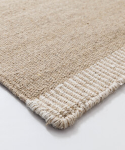 Alfombra de lana - Grund beige - close up