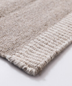 Alfombra de lana - Grund gris - close up, thumbnail