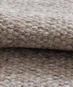 Alfombra redonda de lana - Grund gris - close up, thumbnail Alfombra redonda de lana - Grund gris - close up, thumbnail