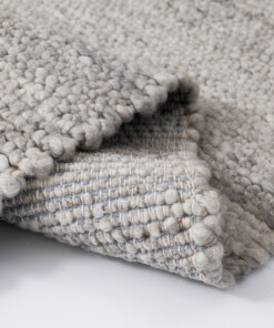 Alfombra de lana - Heimur gris/natural - close up, thumbnail Alfombra de lana - Heimur gris/natural - close up, thumbnail