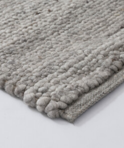 Alfombra de lana - Heimur gris/natural - close up, thumbnail Alfombra de lana - Heimur gris/natural - close up, thumbnail