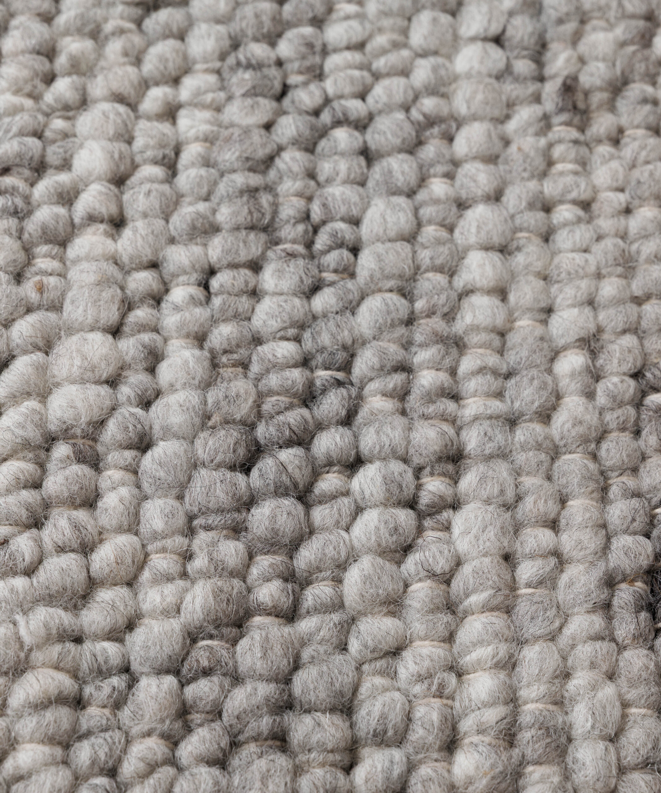 Alfombra de lana - Heimur gris/natural - close up Alfombra de lana - Heimur gris/natural - close up