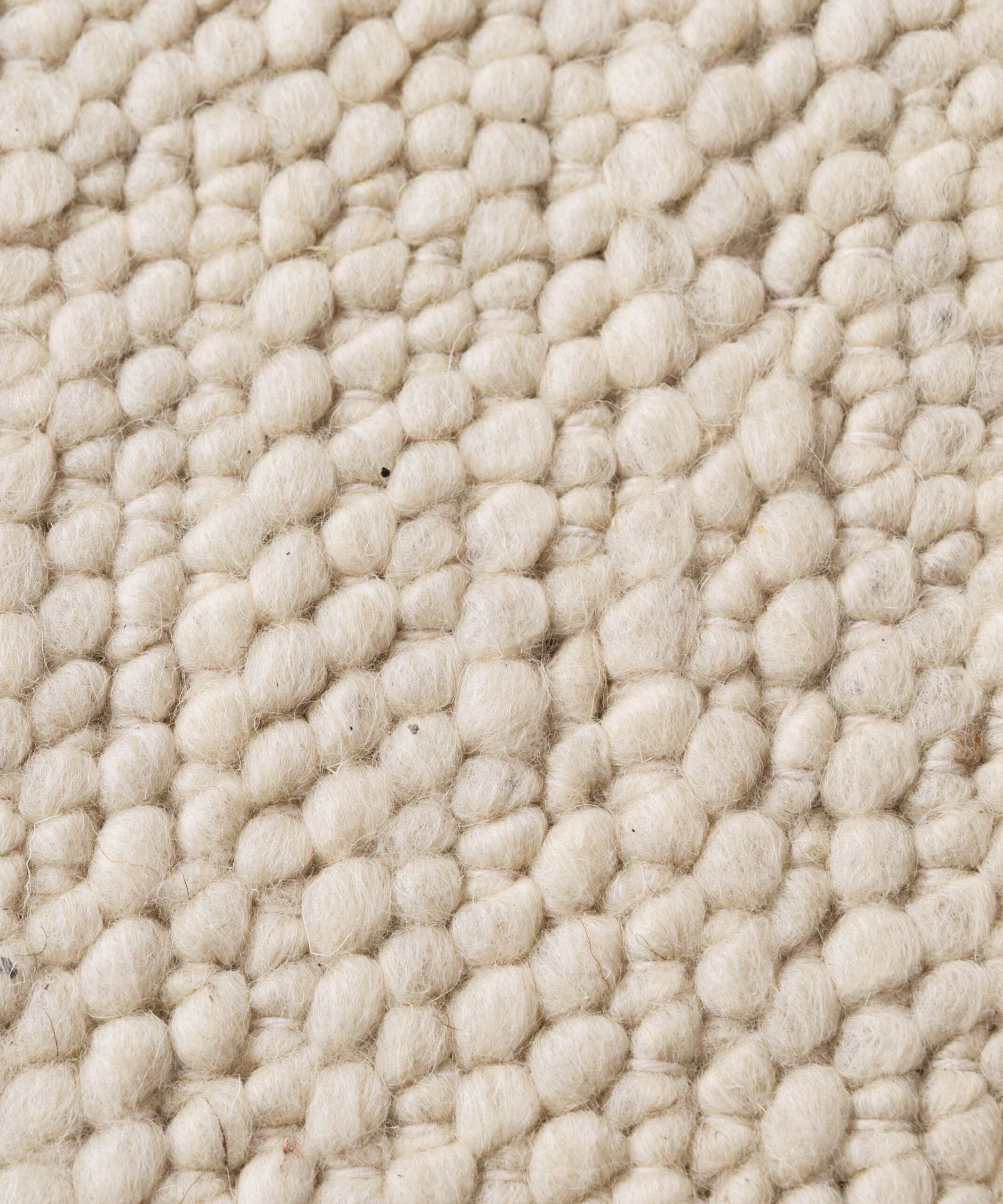 Alfombra de lana - Heimur marfil/natural - close up Alfombra de lana - Heimur marfil/natural - close up