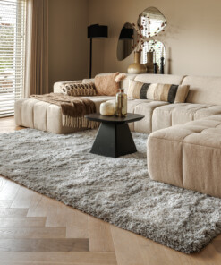 Alfombra Shaggy - Meadow Gris - sfeer