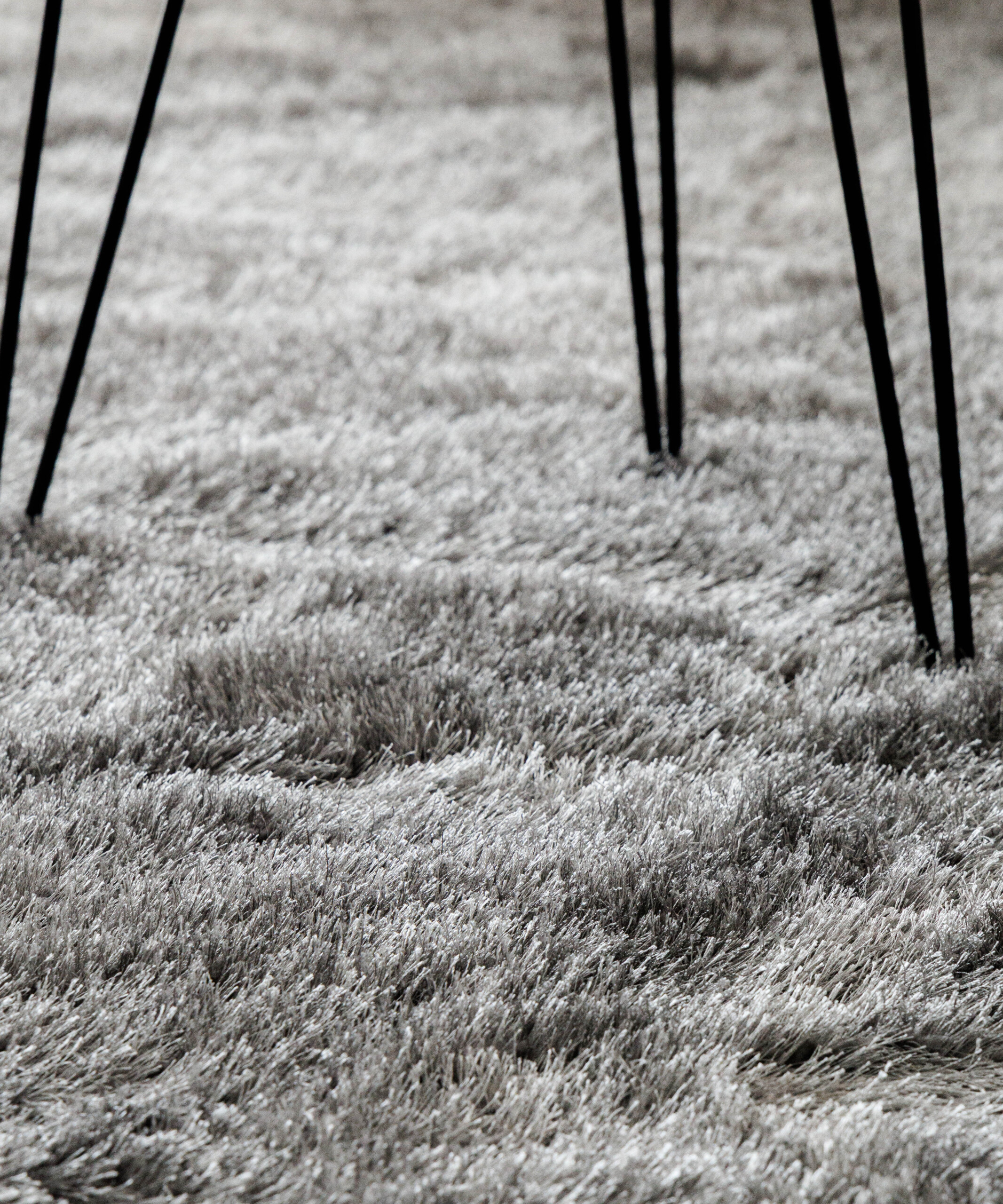 Alfombra cuadrada pelo largo - Posh Velours Gris - close up Alfombra cuadrada pelo largo - Posh Velours Gris - close up