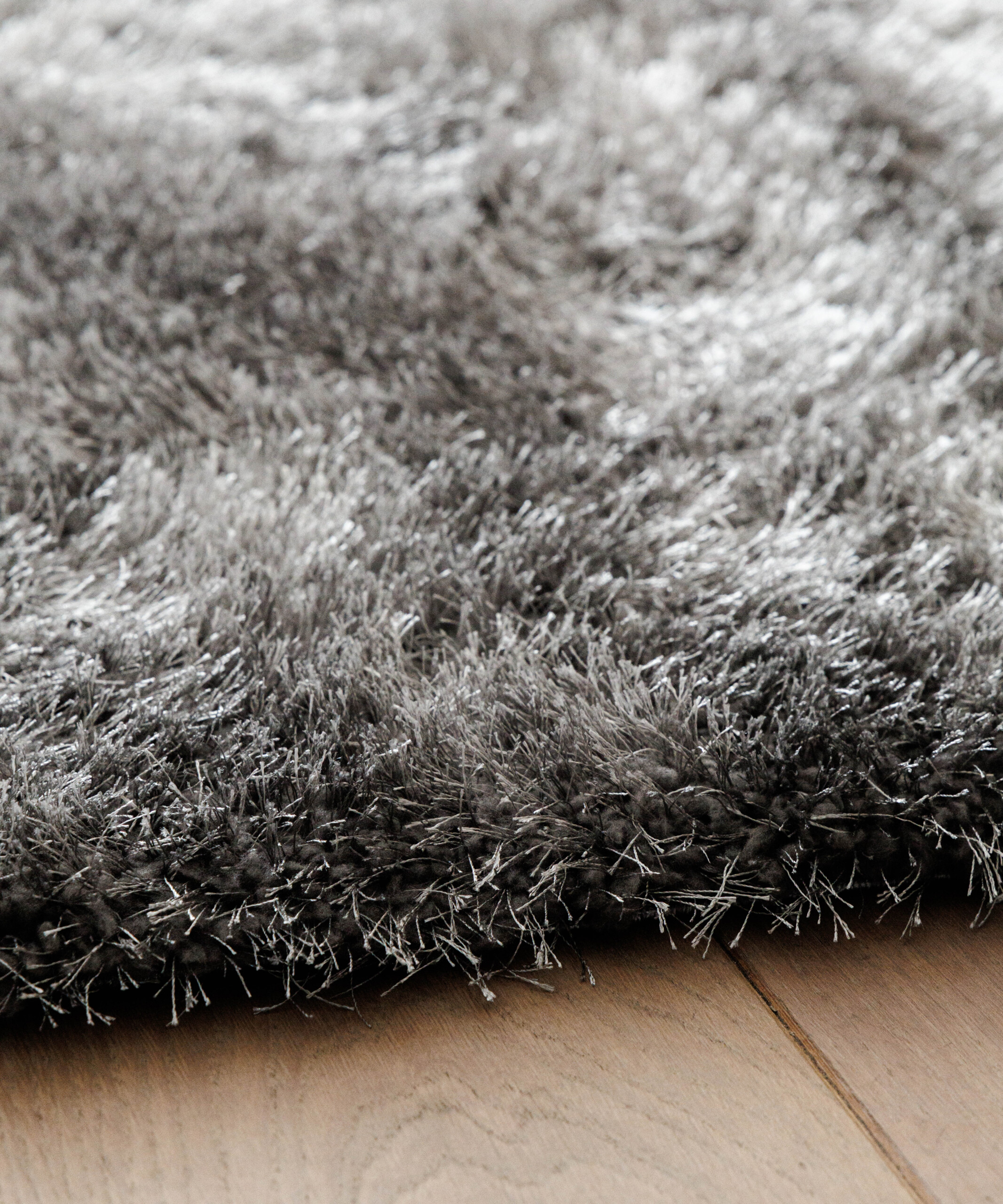 Alfombra cuadrada pelo largo - Posh Velours Gris - close up Alfombra cuadrada pelo largo - Posh Velours Gris - close up