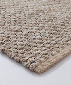 Alfombra lana - Huldra beige - close up, thumbnail Alfombra lana - Huldra beige - close up, thumbnail