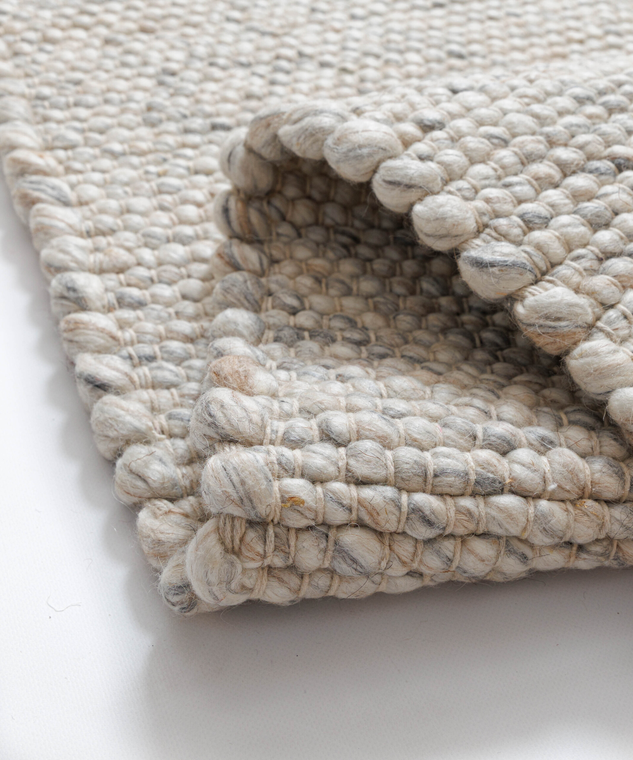 Alfombra de lana - Silvull beige - close up Alfombra de lana - Silvull beige - close up