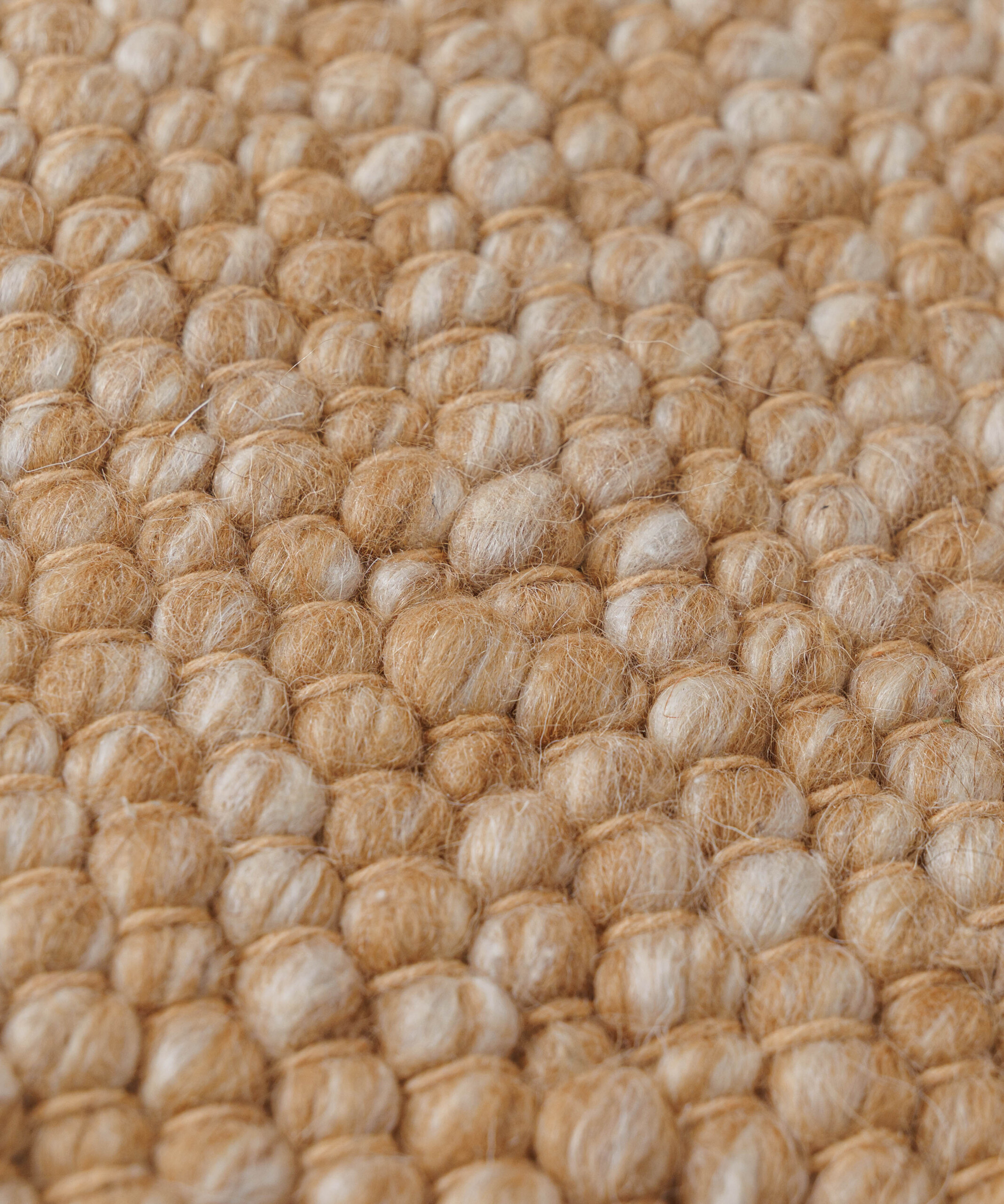 Alfombra de lana - Silvull coñac - close up Alfombra de lana - Silvull coñac - close up