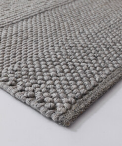 Alfombra de lana - Skift gris - close up, thumbnail Alfombra de lana - Skift gris - close up, thumbnail
