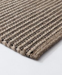 Alfombra de lana - Strim beige - close up, thumbnail Alfombra de lana - Strim beige - close up, thumbnail
