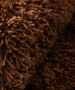 Alfombra orgánica shaggy - Sveve coñac - close up, thumbnail Alfombra orgánica shaggy - Sveve coñac - close up, thumbnail