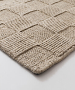 Alfombra de lana - Tavle beige - close up, thumbnail Alfombra de lana - Tavle beige - close up, thumbnail