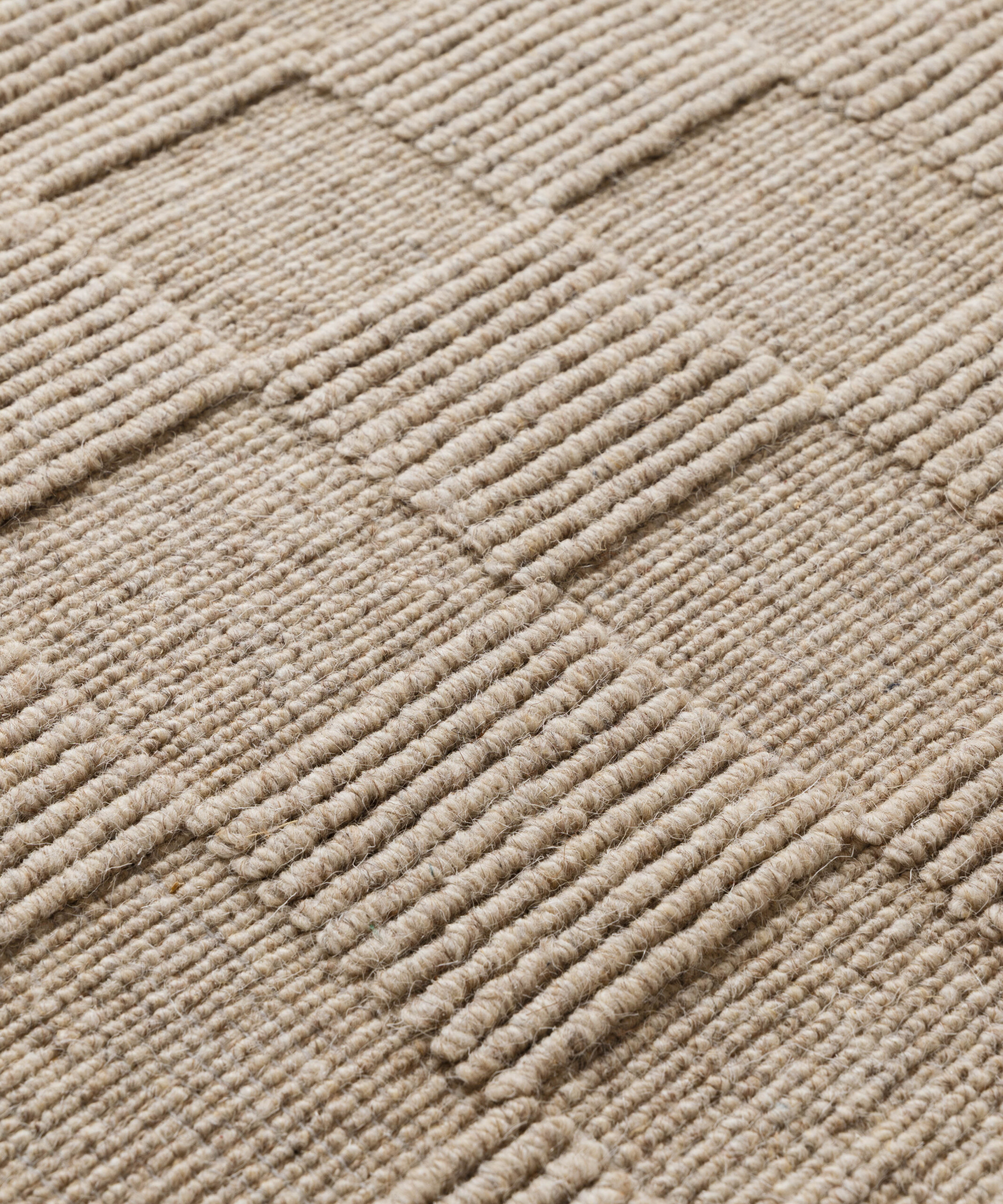 Alfombra de lana - Tavle beige - close up Alfombra de lana - Tavle beige - close up