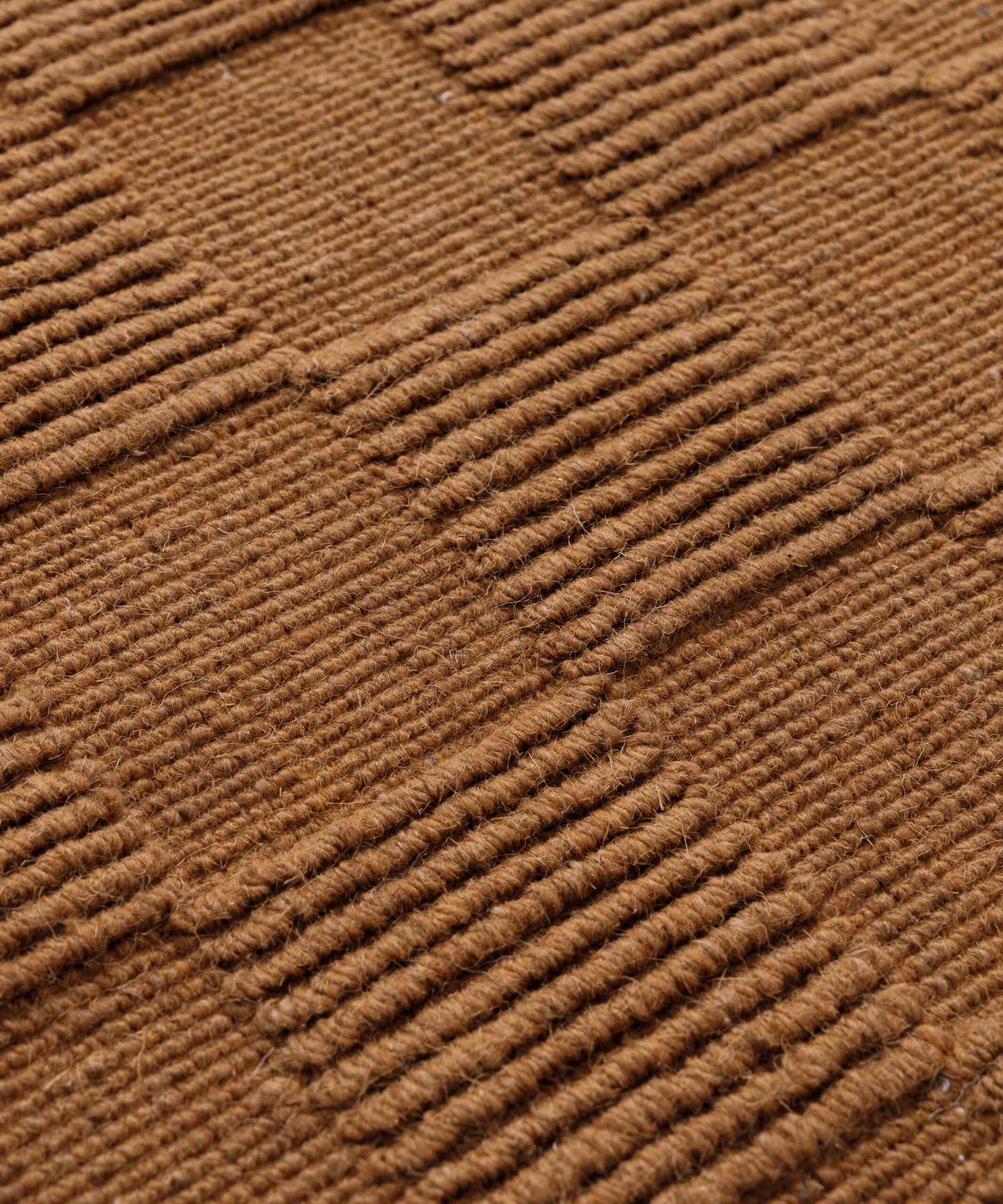 Alfombra de lana - Tavle coñac - close up Alfombra de lana - Tavle coñac - close up