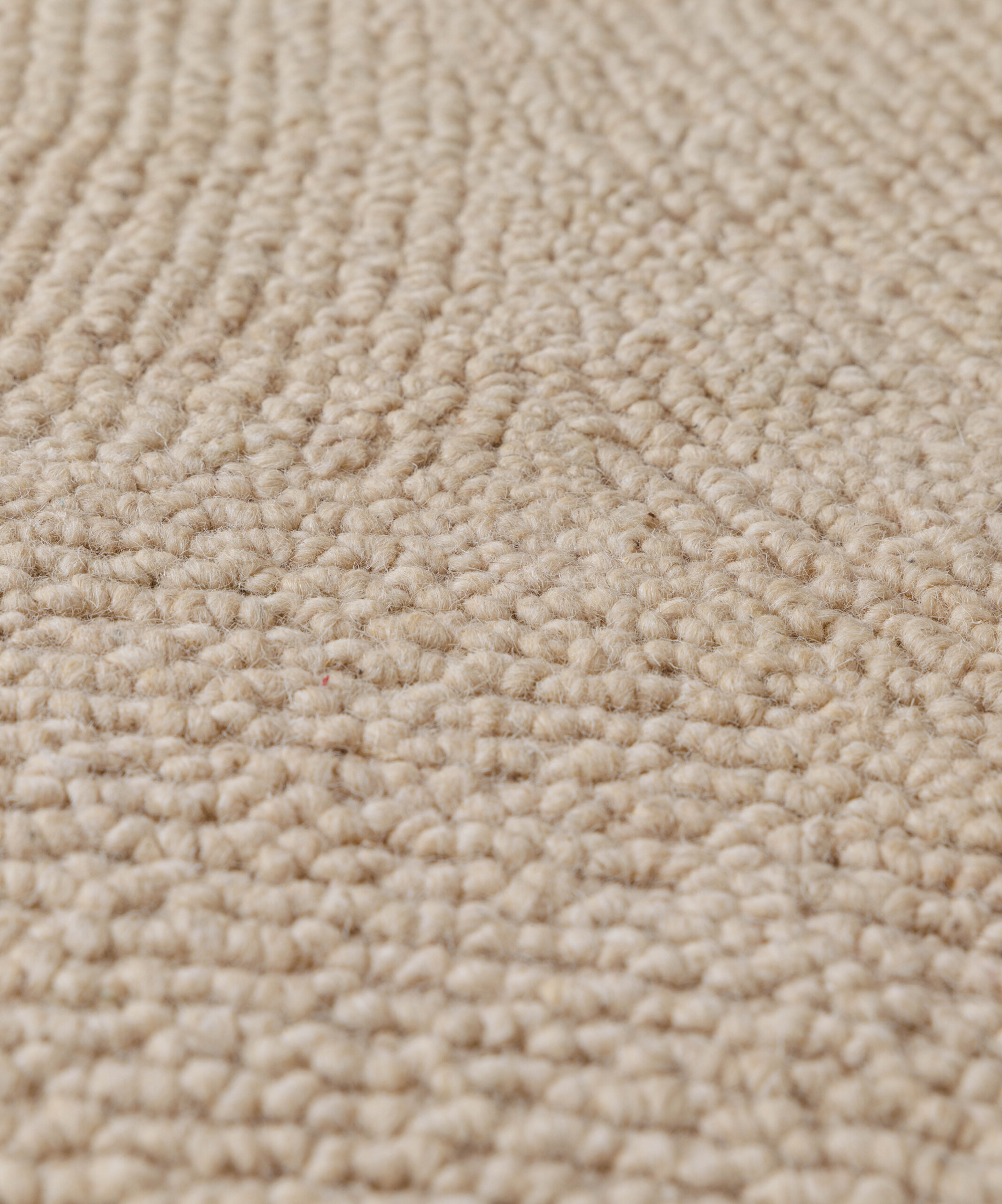Alfombra de lana - Tvist beige claro - close up Alfombra de lana - Tvist beige claro - close up