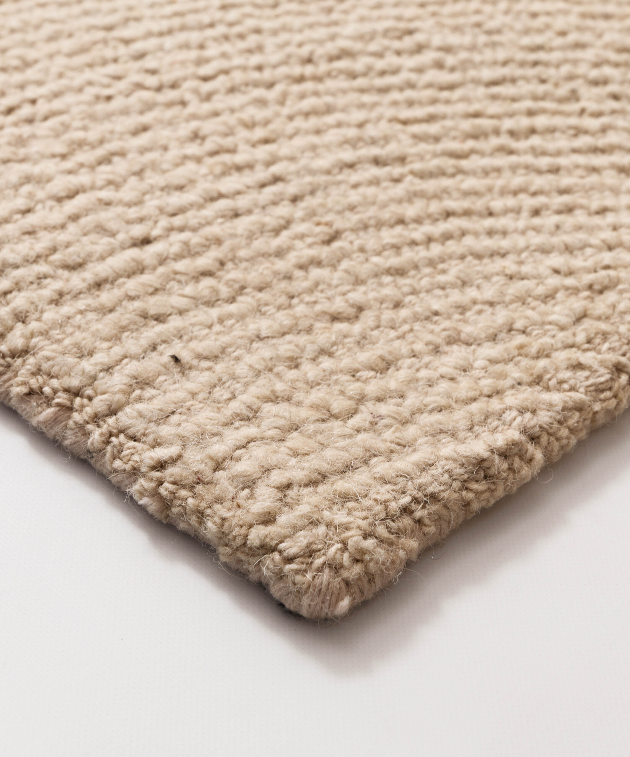 Alfombra de lana - Tvist beige claro - close up Alfombra de lana - Tvist beige claro - close up